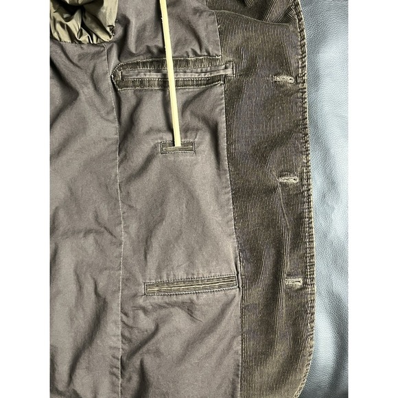 J.Crew Vintage Corduroy Blazer Brown Medium Unisex 3 Button Jacket FALL 2006 Y2K - Picture 6 of 14